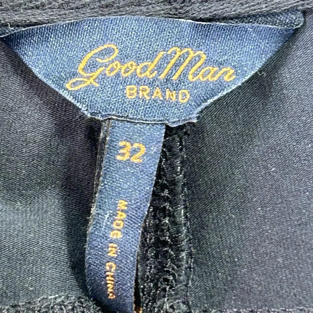 GoodMan Brand Pants‎ Mens 32x32 Blue Stretch Chino Straight Leg Casual Everyday